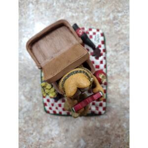 Vintage Danbury Mint 1993 Garfield The Gourmet Figurine Picnic Jim Davis